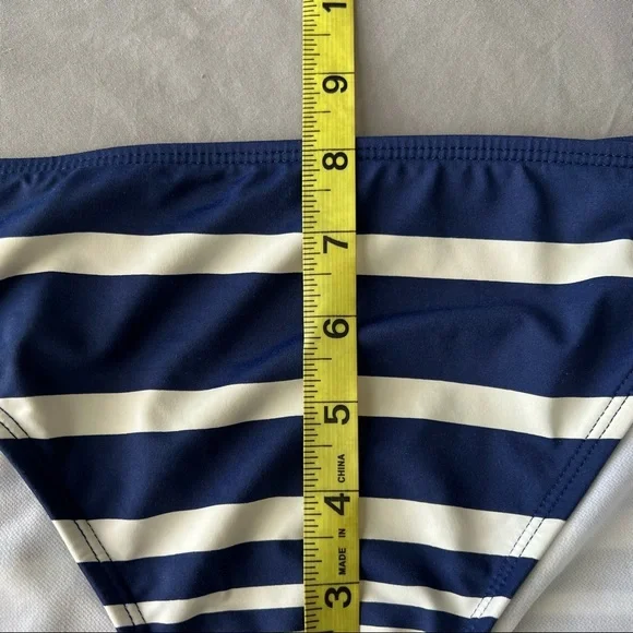 Lauren by Ralph Lauren Striped Bikini Bottom XL Navy and White - Picture 11 of 12